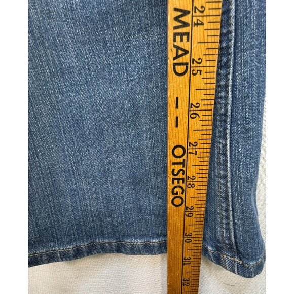 Chicos Platinum Womens Denim Bootcut Jeans Size 1 Reg Cotton/Spandex - Picture 6 of 11